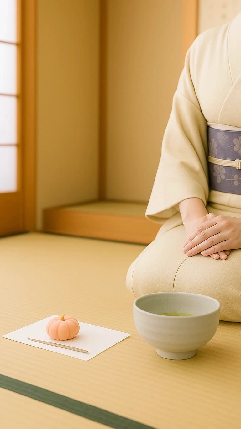 静亮庵の茶道教室の雰囲気(スマホ版)